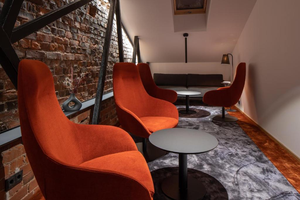 Posezení v ubytování Dunten Hotel
