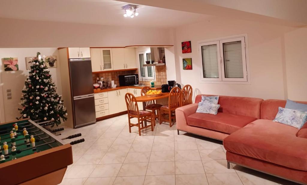 Kuchyň nebo kuchyňský kout v ubytování HOUSE SUITES DOMAINE