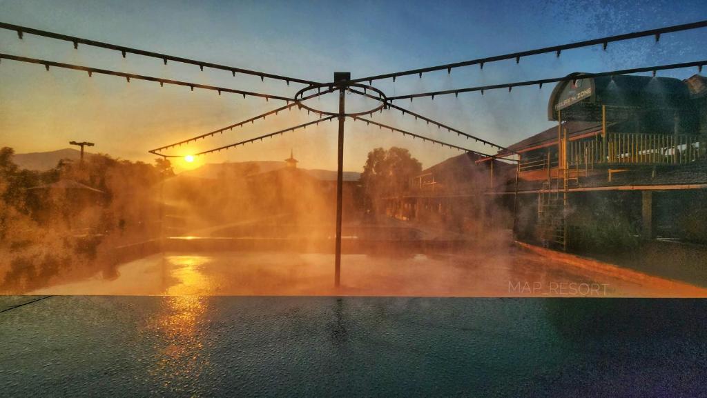 Bazén v ubytování MAP RESORT nebo v jeho okolí