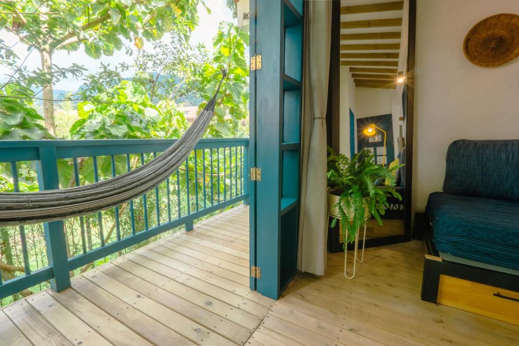 Balkón nebo terasa v ubytování Hotel Plantación