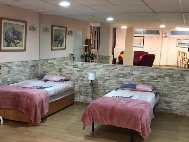 Postel nebo postele na pokoji v ubytování Ideal loft Malaga