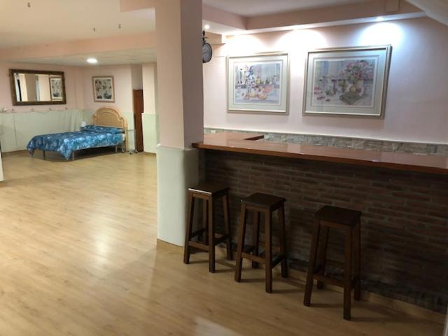 Postel nebo postele na pokoji v ubytování Ideal loft Malaga
