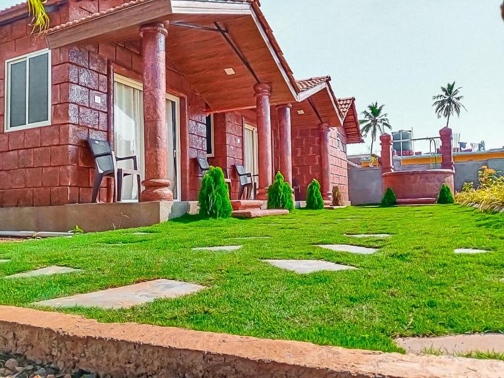 Zahrada ubytování Rofinos Cottages