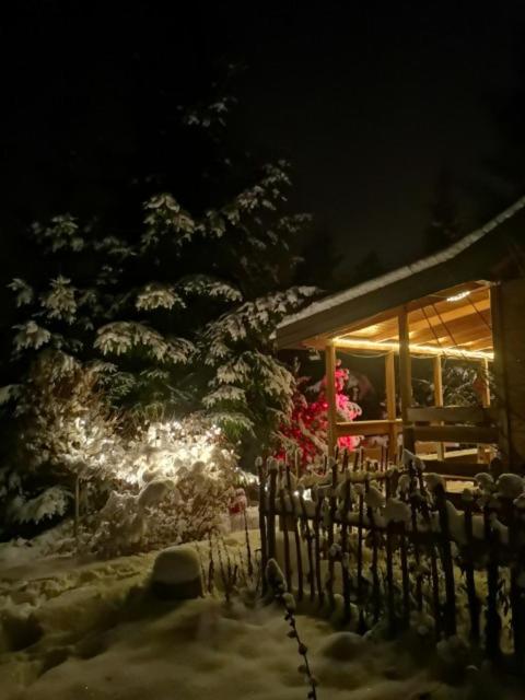 Domek na Skraju Wsi dostęp do jeziora UBLIK v zime
