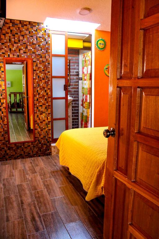 Letto o letti in una camera di Hospedaje Ensueño