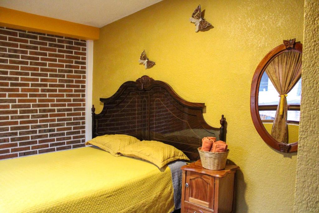 Letto o letti in una camera di Hospedaje Ensueño