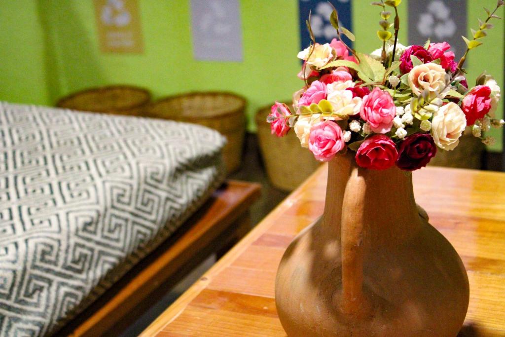 Letto o letti in una camera di Hospedaje Ensueño