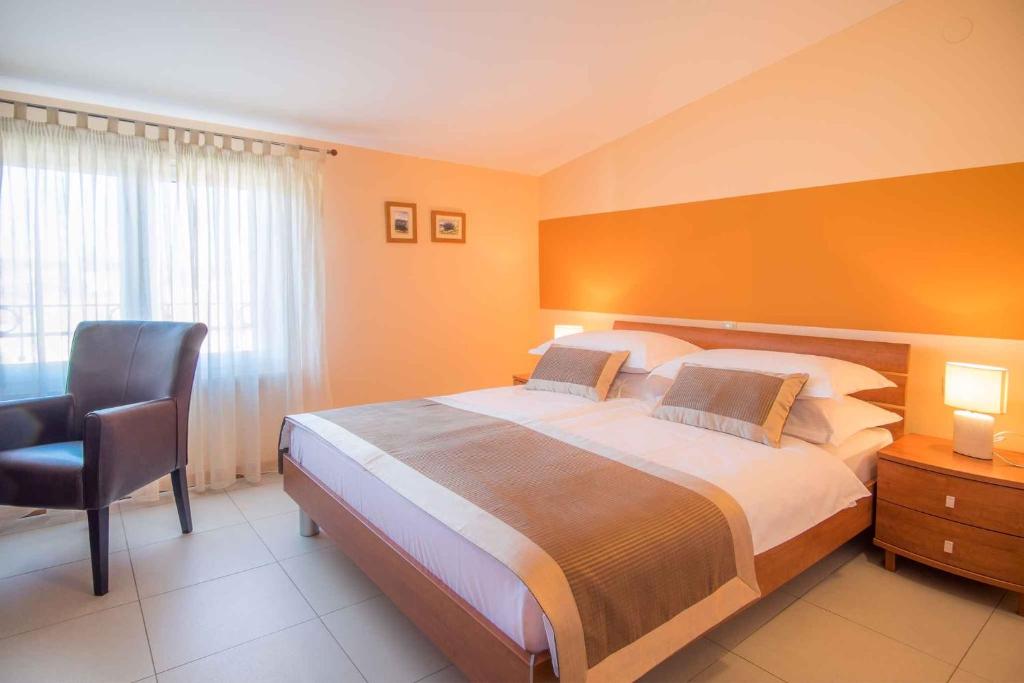 Posteľ alebo postele v izbe v ubytovaní Apartment in Vantacici - Insel Krk 43328