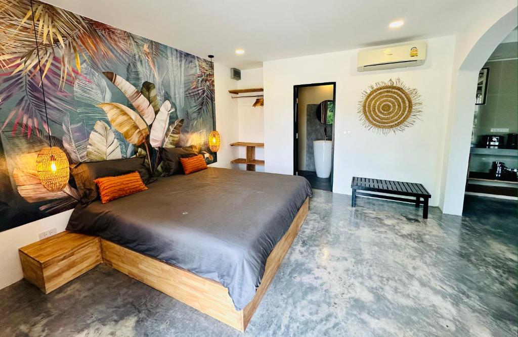 Postel nebo postele na pokoji v ubytování Zibá Home Suites