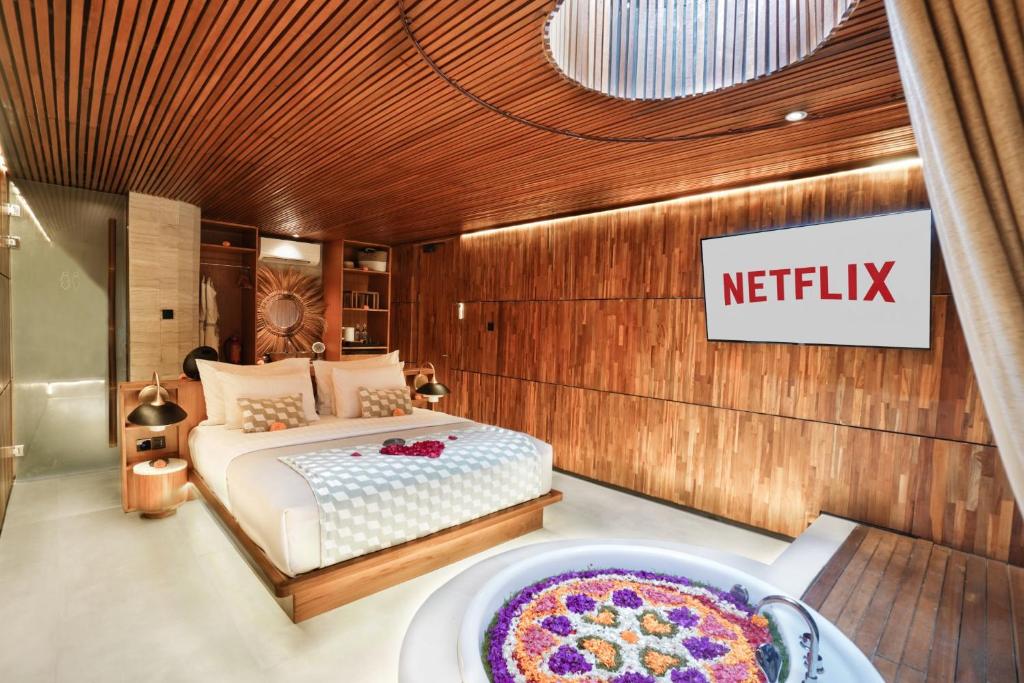 Posezení v ubytování Sini Vie Luxury Resort & Spa Seminyak by Ini Vie Hospitality