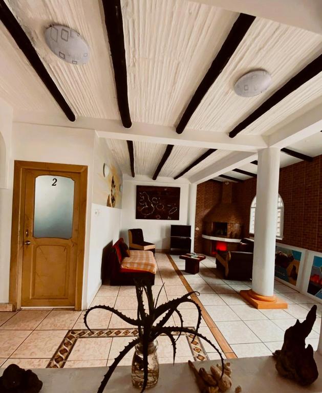 Posezení v ubytování Hotel Crossman