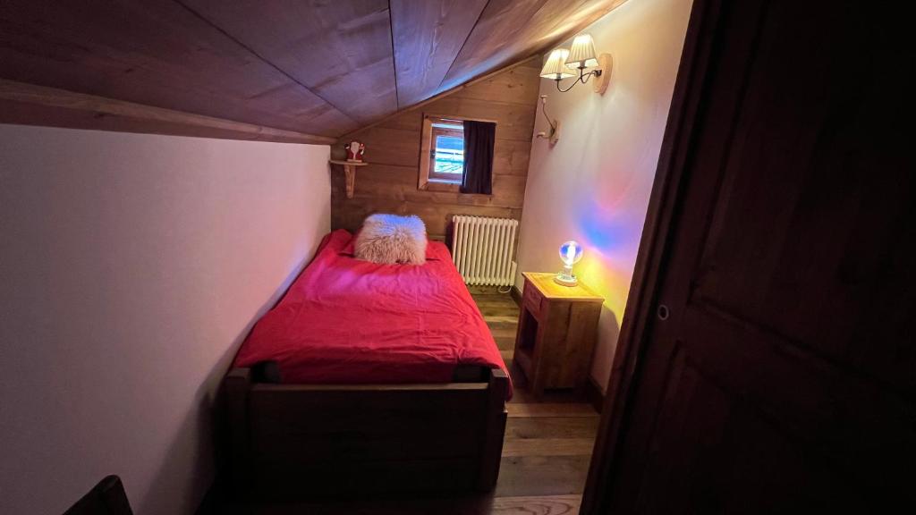 Postel nebo postele na pokoji v ubytování l’escalade 3