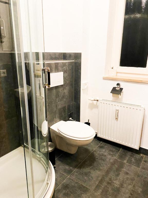 Koupelna v ubytování Hotel Zur Linde