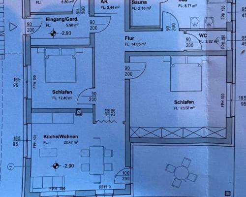 Půdorys ubytování Stabentheiner-Hof