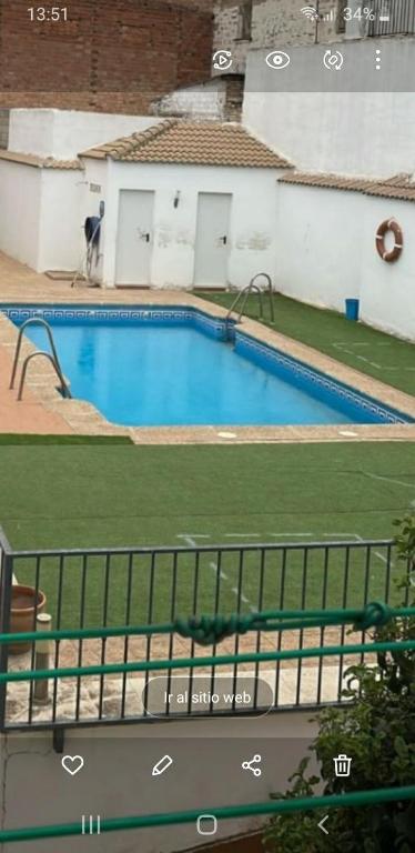 an overhead view of a swimming pool in a building at VFT LA PAZ II in Baeza