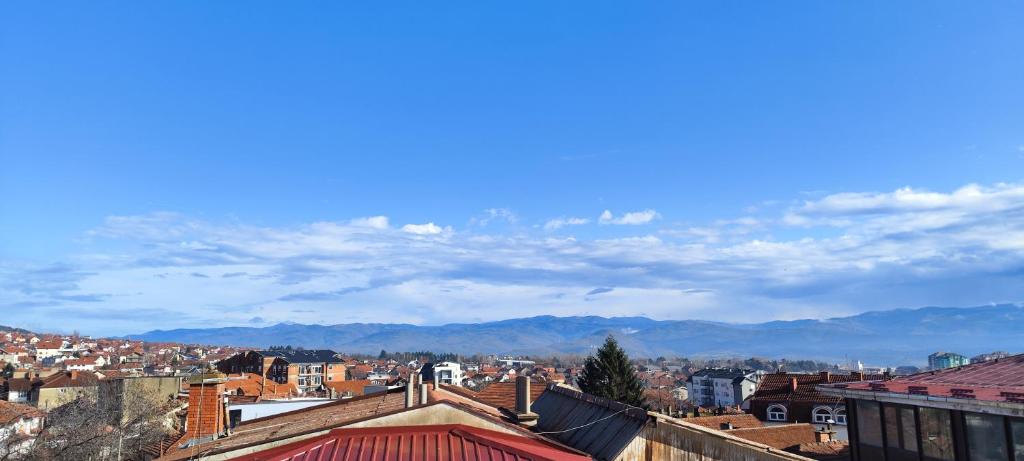 Nespecifikovaný výhled na hory nebo výhled na hory při pohledu z apartmánu