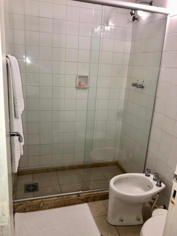 Koupelna v ubytování Hotel Pousada Lord