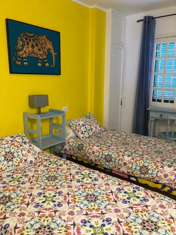 Postel nebo postele na pokoji v ubytování Apartamento Marina