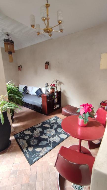 Posezení v ubytování RIAD PÉNÉLOPE Marrakech