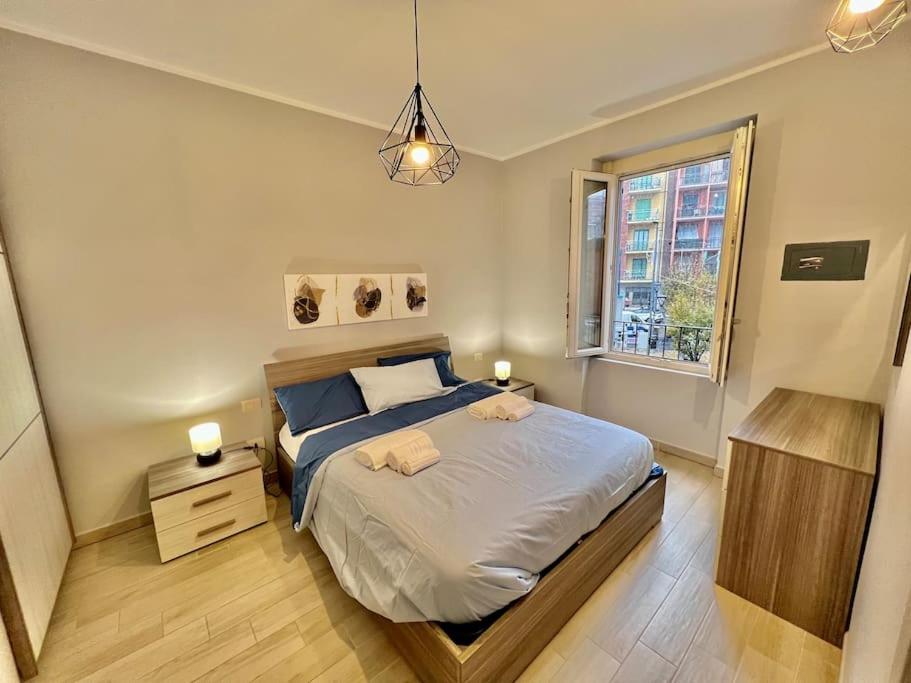 Postel nebo postele na pokoji v ubytování [Metro-apartment]: fabolous flat