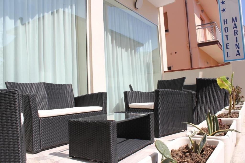 Posezení v ubytování Hotel Marina