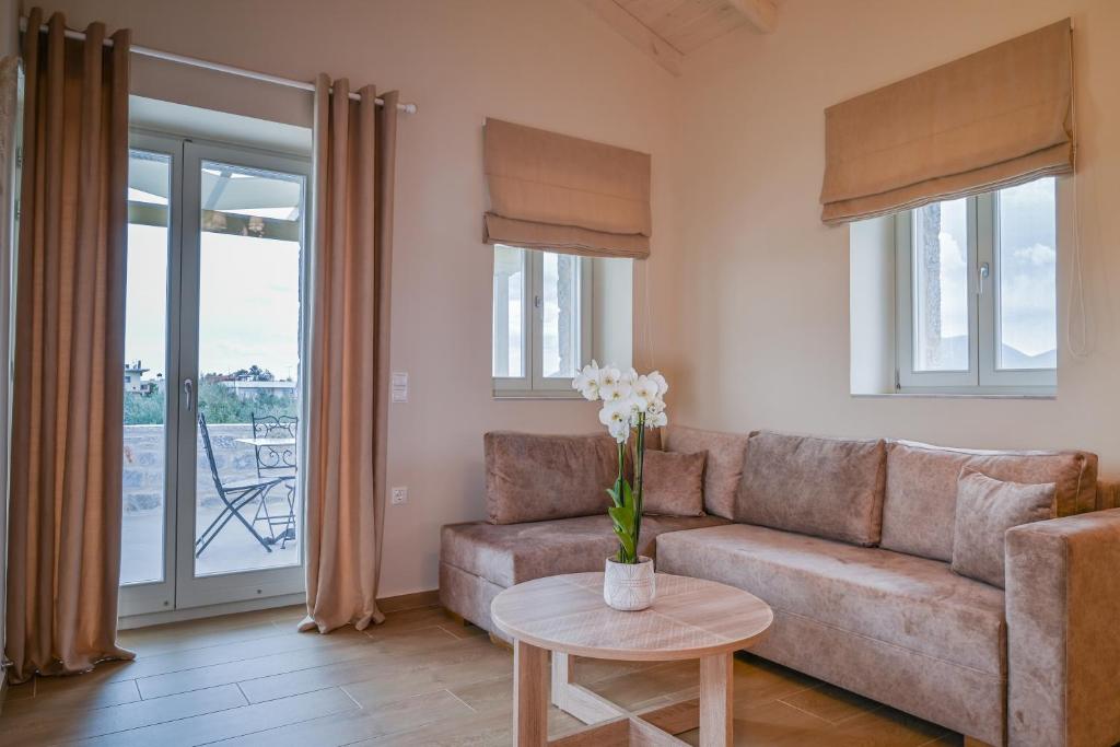 Posezení v ubytování EFMAR EXCLUSIVE RESIDENCES
