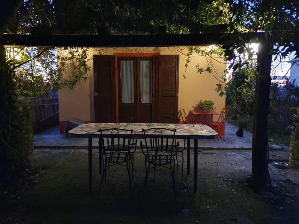Zahrada ubytování Casa Gnigni