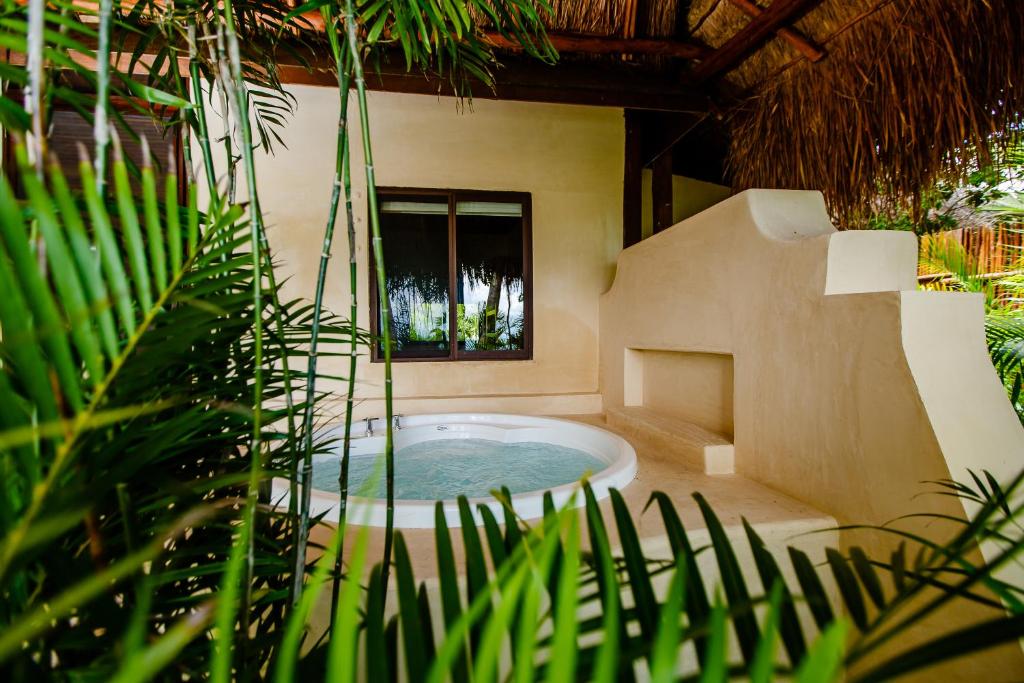 Zahrada ubytování Hotel Rancho Encantado