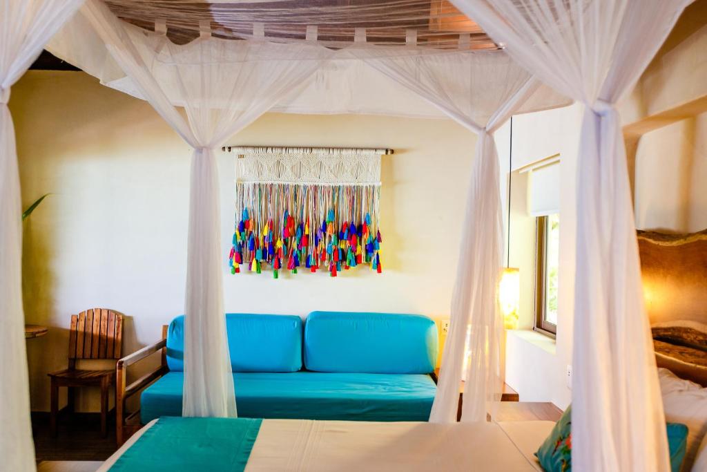 Posezení v ubytování Hotel Rancho Encantado