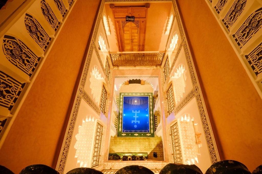 Blick auf ein Zimmer in einem Gebäude in der Unterkunft Riad Minami in Marrakesch