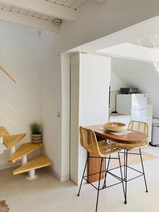 Kuchyň nebo kuchyňský kout v ubytování Love Spot Appartement