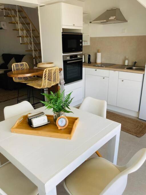 Kuchyň nebo kuchyňský kout v ubytování Love Spot Appartement
