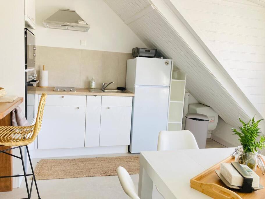 Kuchyň nebo kuchyňský kout v ubytování Love Spot Appartement