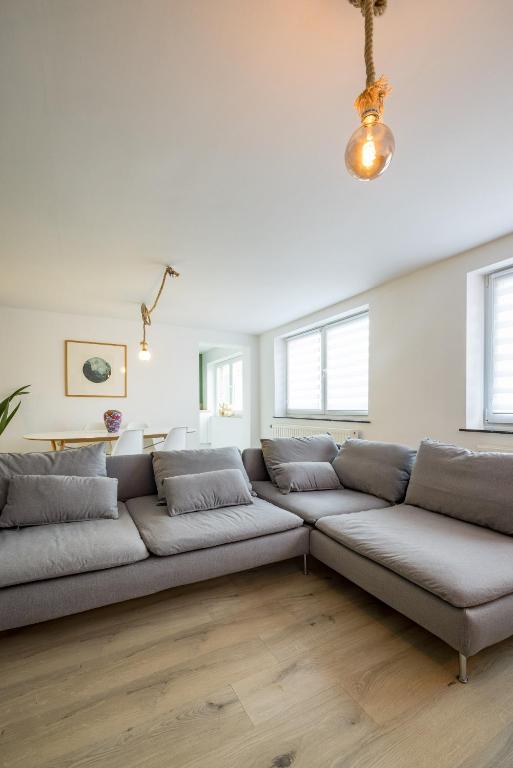 Posezení v ubytování Gîtes in Huy - Appartements chaleureux dans le centre de Huy