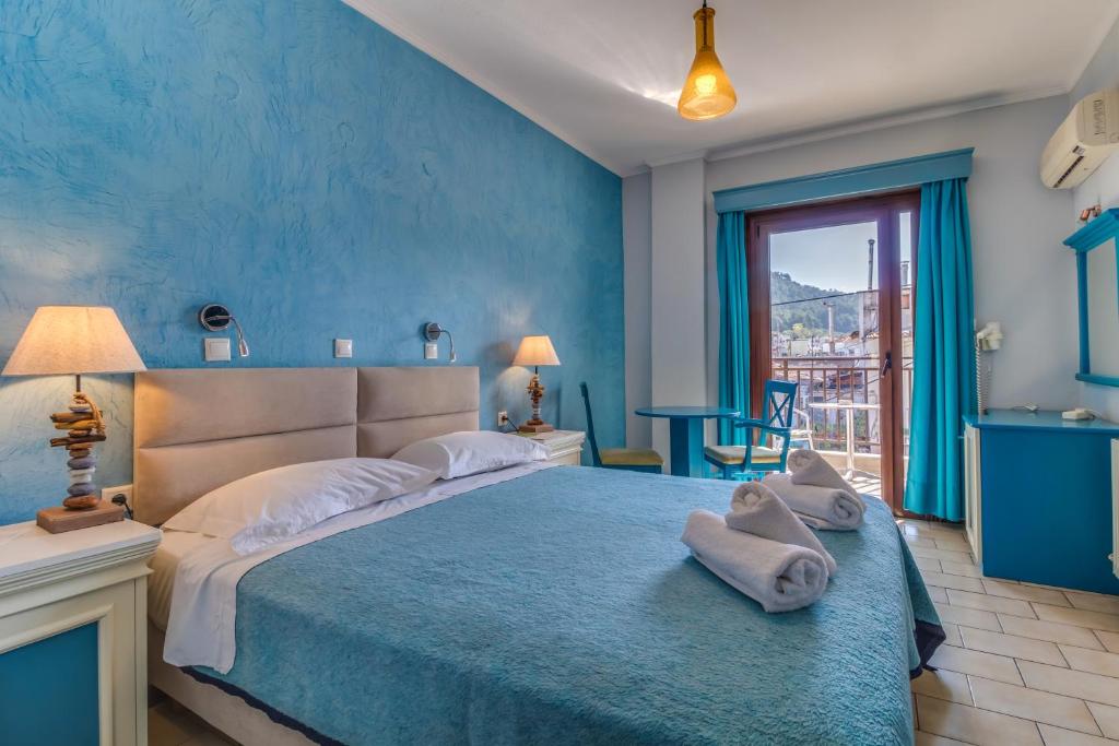 Postel nebo postele na pokoji v ubytování Hotel Pegasus-Adult Friendly