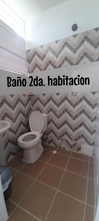Koupelna v ubytování Apartamento JHON