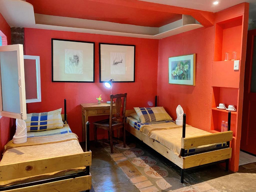 Postel nebo postele na pokoji v ubytování Casa San Pablo B & B