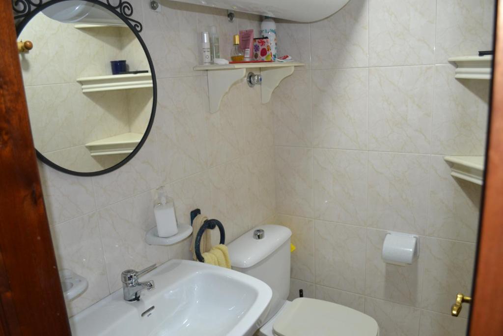 Koupelna v ubytování Coqueto Duplex en Vilagarcía de Arousa centro