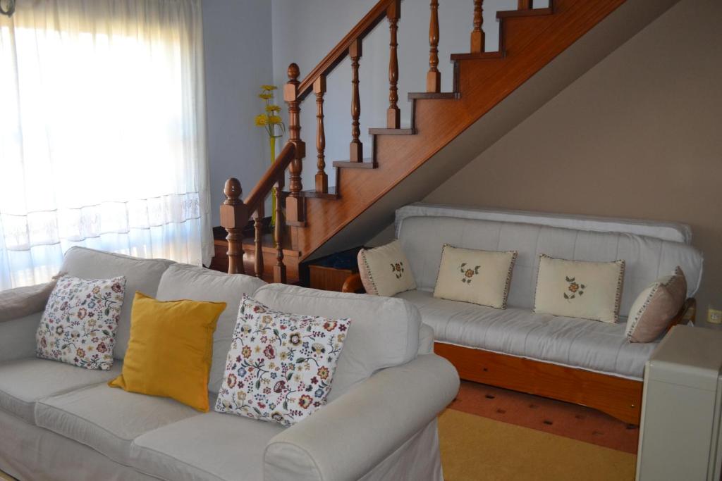 Posezení v ubytování Coqueto Duplex en Vilagarcía de Arousa centro