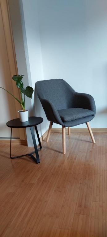 Posezení v ubytování studio oostende aan zee