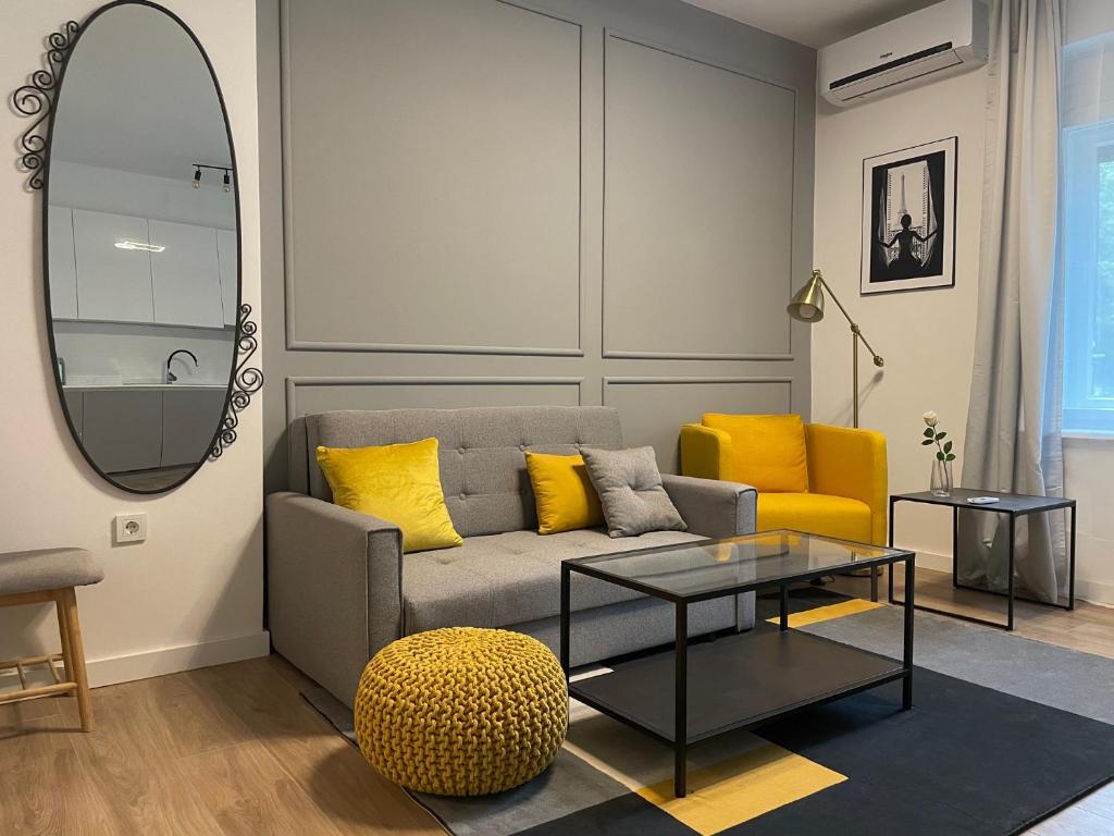 Posezení v ubytování Apartments Ella