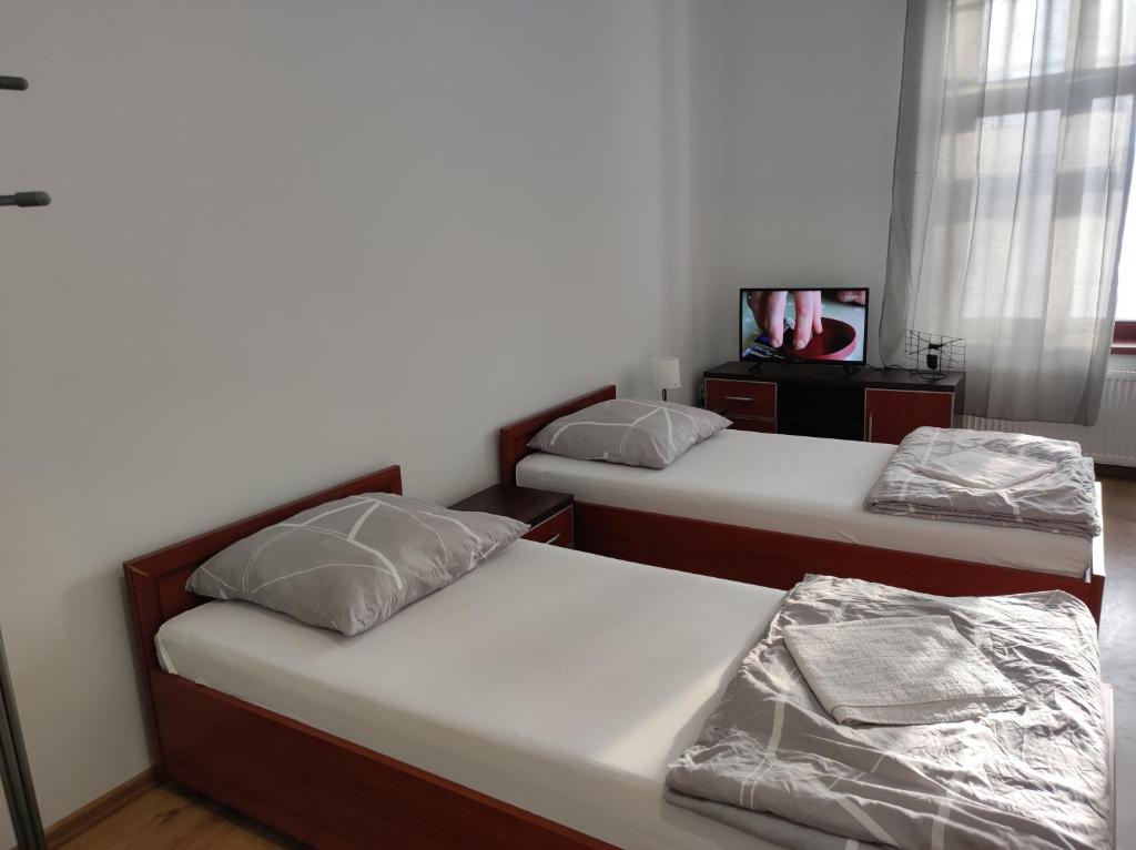 Postel nebo postele na pokoji v ubytování Hostel 36