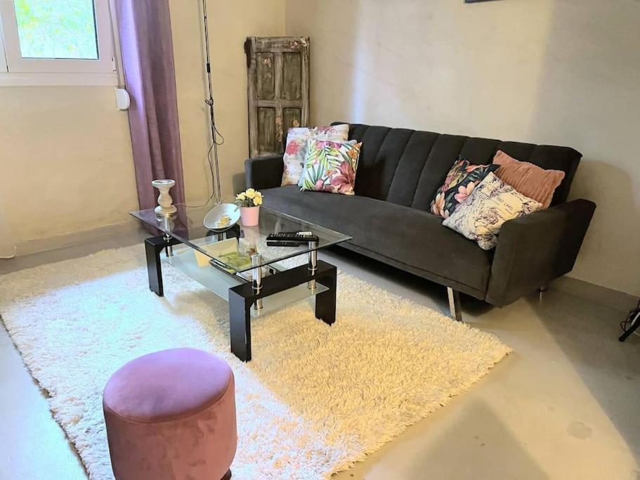 Posedenie v ubytovaní Cute full apt w/backyard in Paleo Faliro