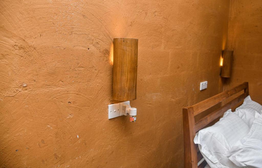 Postel nebo postele na pokoji v ubytování Clay House