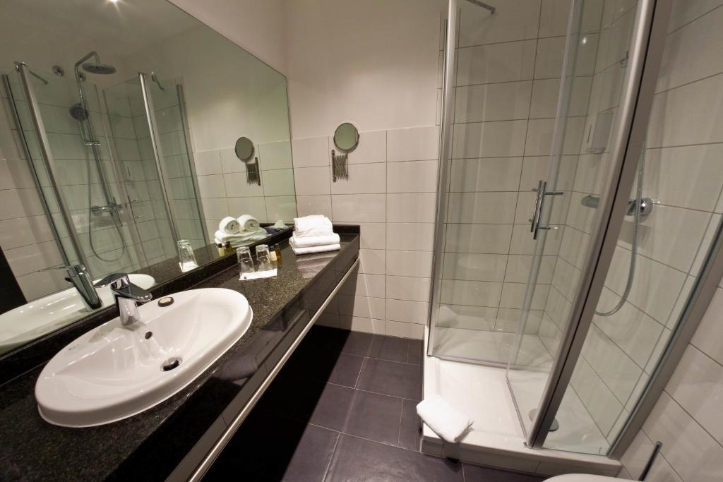 Koupelna v ubytování Hotel Eyberg