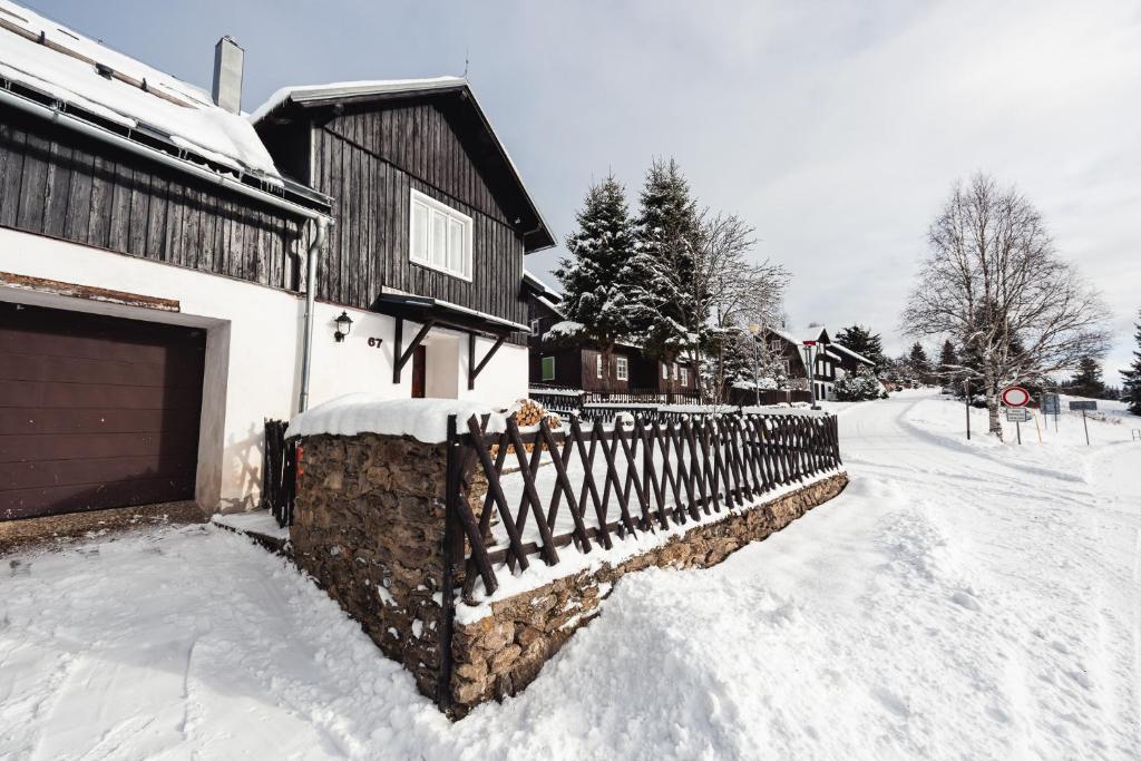 Apartmány Černý vlk, Kvilda v zimě