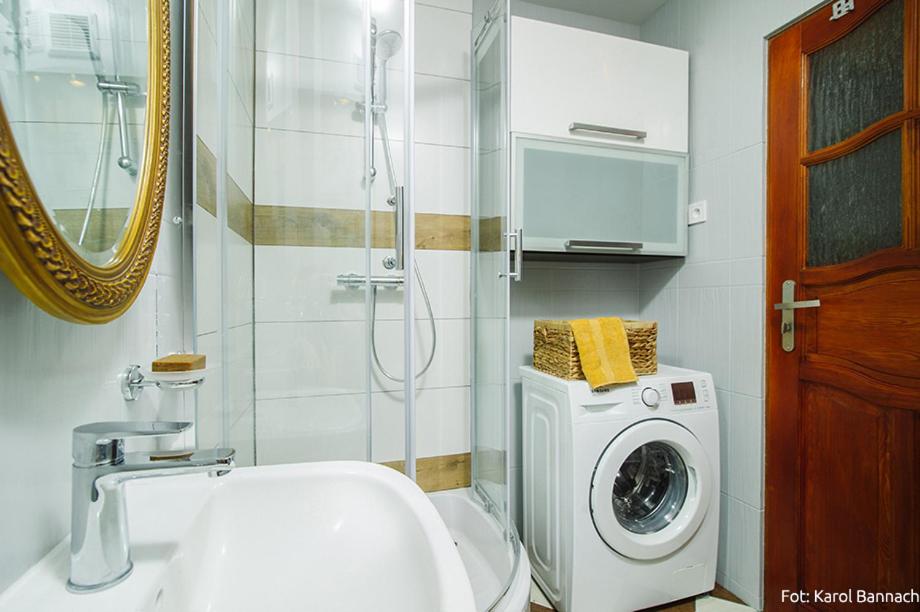 Kúpeľňa v ubytovaní Apartament na Traugutta