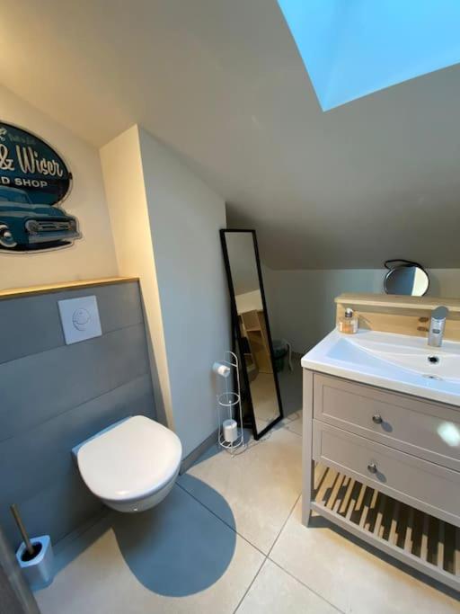 Kúpeľňa v ubytovaní Le Martin Pêcheur - Appartement