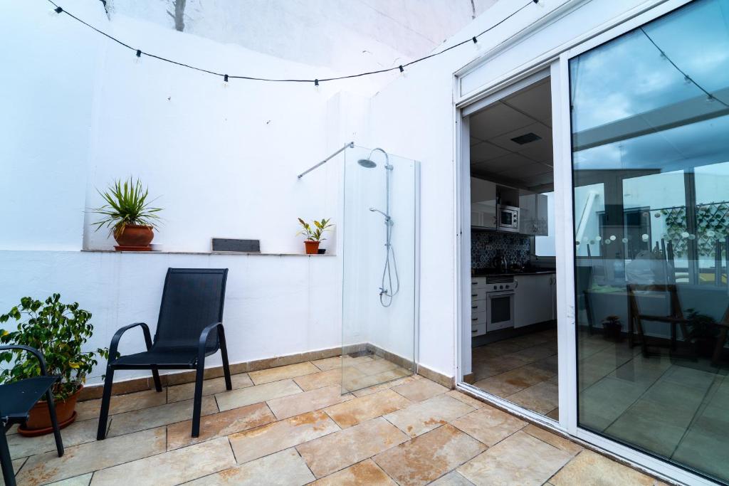 Balkón nebo terasa v ubytování Un Lugar House Canteras - Coliving