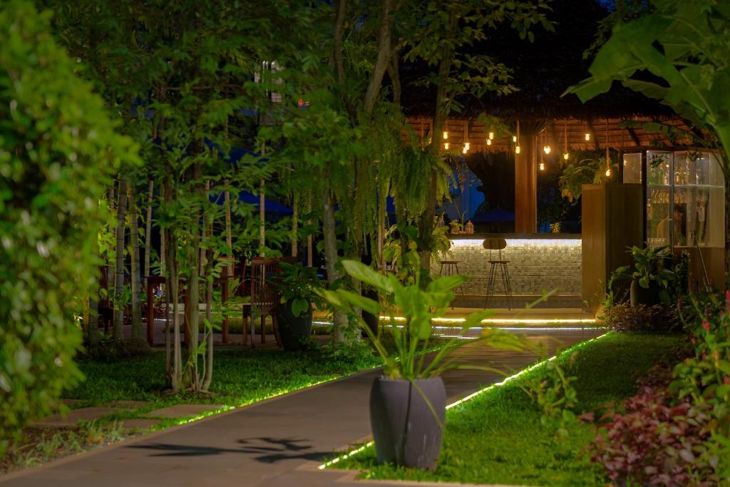 Zahrada ubytování Koulen Hotel
